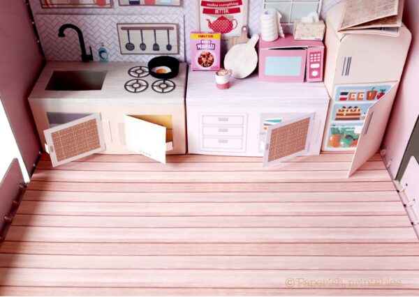 Free Wood Floor Printables How To Make Dollhouse Flooring Paperish Printables Printable Diy Dollhouse Miniature Kit