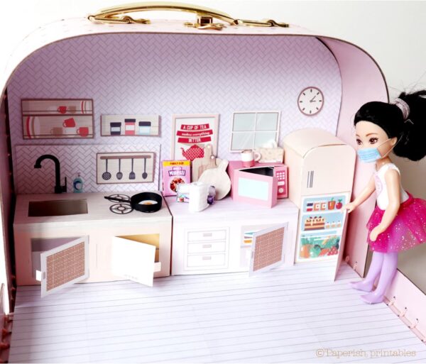 How to make a paper dollhouse + printables