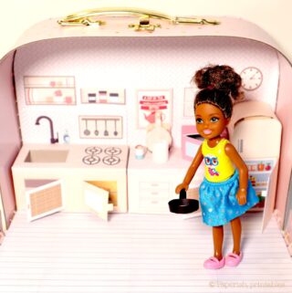 How to make a dollhouse miniature Kitchen Counter with paper - Paperish ...