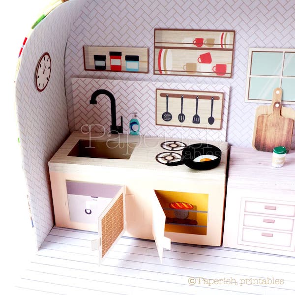 Pop-Up Paper Doll House Files For Printing and Cutting.