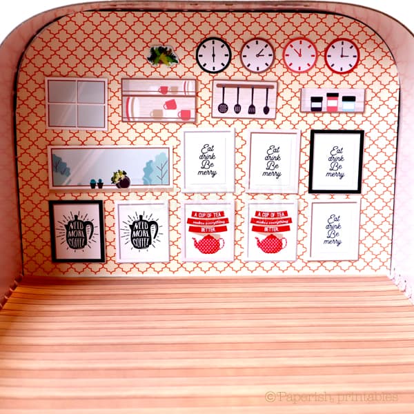 How to make a paper dollhouse + printables