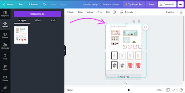 How To Change The Size Of An Image In Canva Printable Templates Free