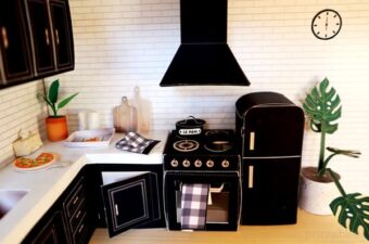 How to make a dollhouse refrigerator : Free Printable - Paperish ...