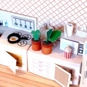 How to make miniature plants for dollhouse for free - Paperish ...