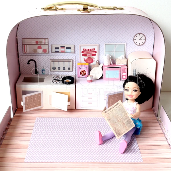 1:12 scale Free Printable dollhouse rugs patterns