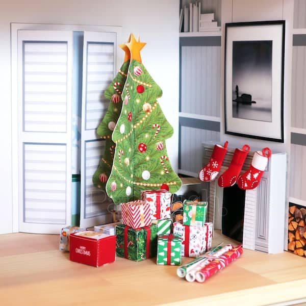 Decorations for miniature christmas tree