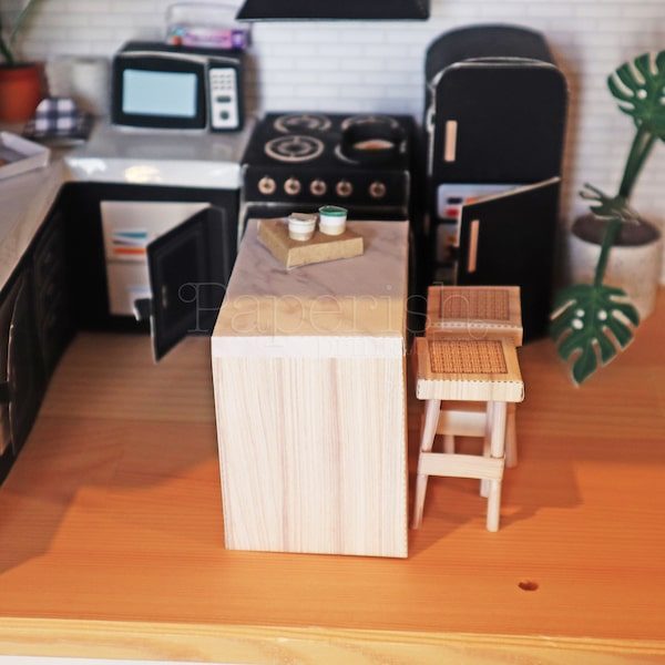 Dollhouse kitchen island
