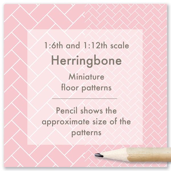 Free dollhouse flooring printables in 1/6th scale and 1/12th scale