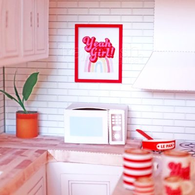 Free printable miniature poster and wall art